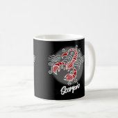 Zodiac Scorpio Symbol Coffee Tasse (VorderseiteRechts)