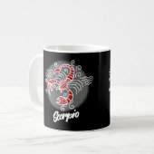 Zodiac Scorpio Symbol Coffee Tasse (Vorderseite Links)