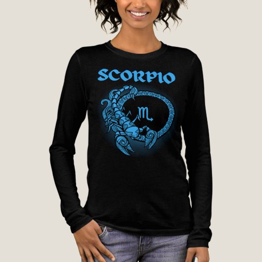 Zodiac Scorpio Tri-Blend Shirt (Vorderseite)