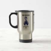 Zodiac Scorpio's Cup Black Scorpion Silhouette Reisebecher (Links)
