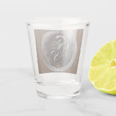 Zodiac Scorpius Scorpio personalisieren Schnapsglas (Rückseite)