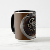 Zodiac Scorpius Scorpio personalisieren Tasse (Vorderseite Links)