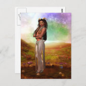 Zodiac-Serie: Capricorn Postkarte (Vorne/Hinten)