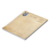Zodiac Sign Aquarius & Celestial Cat - Notepad Notizblock (Rotiert)