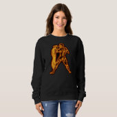 Zodiac Sign Aquarius Feuer für Astrologie Sweatshirt (Vorne ganz)
