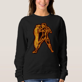Zodiac Sign Aquarius Feuer für Astrologie Sweatshirt