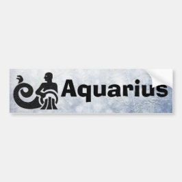 Zodiac Sign Aquarius Horoscope Autoaufkleber