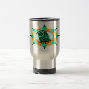 Zodiac Sign Aries Designgeschenk Reisebecher