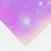 Zodiac Sign Aries Gold auf farbenprächtigem Hinter Fleecedecke (Ecke)