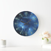 Zodiac sign Aries Große Wanduhr (Zuhause)
