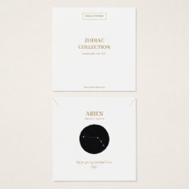 Zodiac Sign Aries Juwelier Display Card