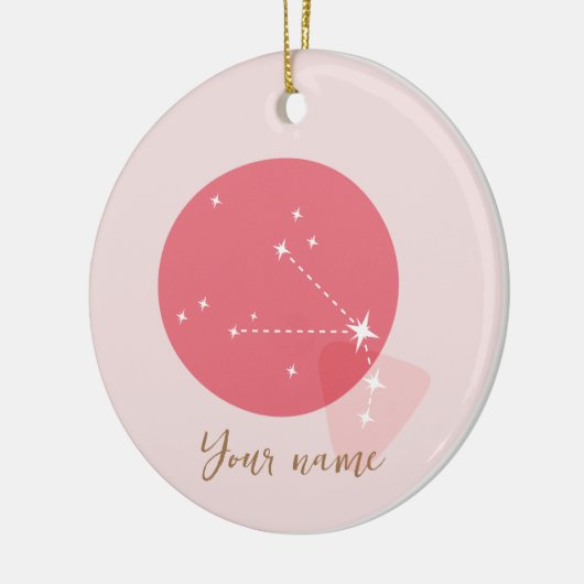 Zodiac Sign Aries Keramik Ornament (Links)