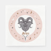 Zodiac Sign Aries Serviette (Vorderseite)