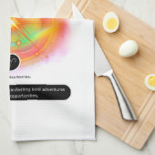 Zodiac Sign ARIES Zitat | Elementfeuer Geschirrtuch (Viertel Falte)