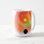 Zodiac Sign ARIES Zitat | Elementfeuer Kaffeetasse (VorderseiteRechts)