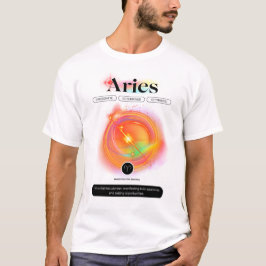 Zodiac Sign ARIES Zitat | Elementfeuer T-Shirt