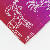 Zodiac Sign Blanket (Rainbow Smooth Fade) Fleecedecke (Ecke)