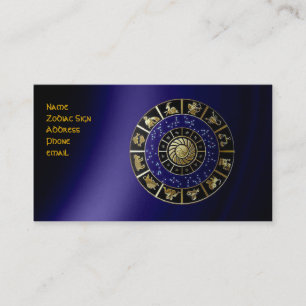 Zodiac Sign Business Card Visitenkarte