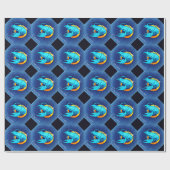 Zodiac_Sign_Cancer Geschenkpapier (Flach)