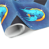Zodiac_Sign_Cancer Geschenkpapier (Rolleneckpunkt)