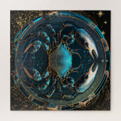 Zodiac Sign Cancer Puzzle, 20"x20" 676 Stk. Puzzle (Horizontal)