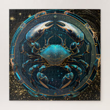 Zodiac Sign Cancer Puzzle, 20"x20" 676 Stk.