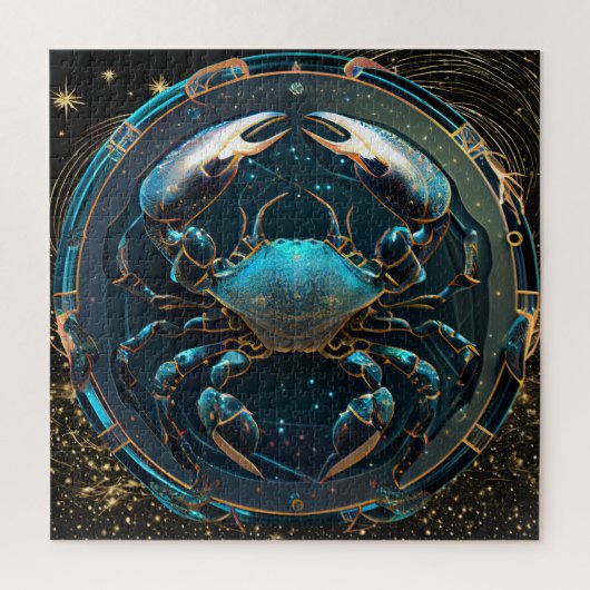 Zodiac Sign Cancer Puzzle, 20"x20" 676 Stk. Puzzle (Vertikal)