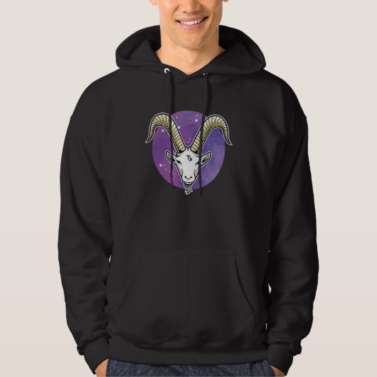 Zodiac Sign Capricorn Hoodie (Vorderseite)