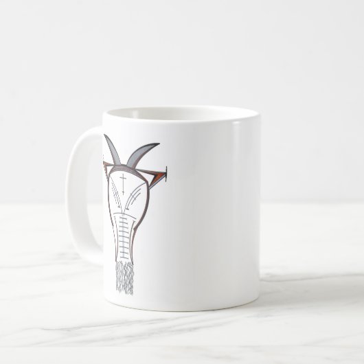 Zodiac Sign Capricorn Kaffeetasse (Vorderseite Links)