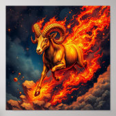 Zodiac Sign Capricorn Poster (Vorne)