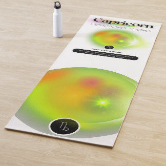 Zodiac Sign Capricorn Zitat Erdelement Yoga Mat Yogamatte