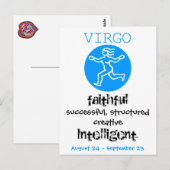 ZODIAC SIGN CARD POSTKARTE (Vorne/Hinten)