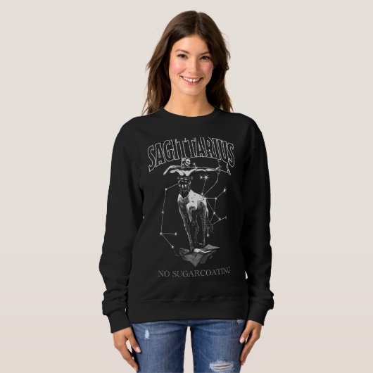 Zodiac Sign Constellation Sagittarius Astrologie H Sweatshirt (Vorne ganz)
