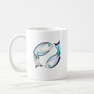 Zodiac Sign Fisces Kaffeetasse
