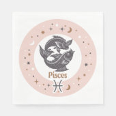 Zodiac Sign Fisces Serviette (Vorderseite)