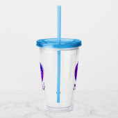 Zodiac Sign Fisces Space Nebula Acryltrinkbecher (Rechts)