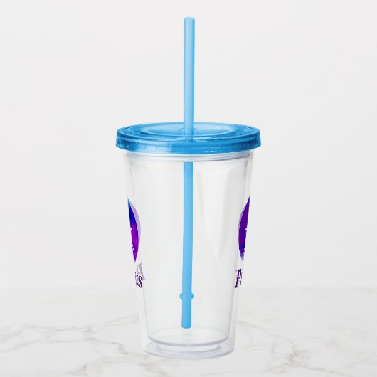 Zodiac Sign Fisces Space Nebula Acryltrinkbecher (Rechts)