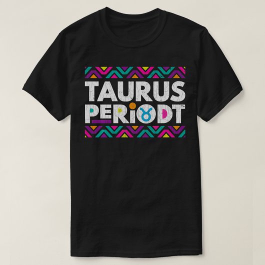 Zodiac Sign Funny Taurus Periodt Graphic Pullover (Design vorne)