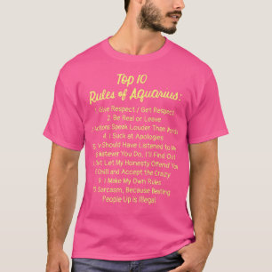 Zodiac Sign Funny Top 10 Regeln der Aquarius Premi