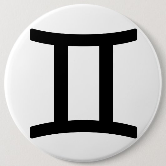 Zodiac sign Gemini Button (Vorderseite)