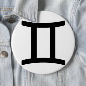 Zodiac sign Gemini Button (Beispiel)