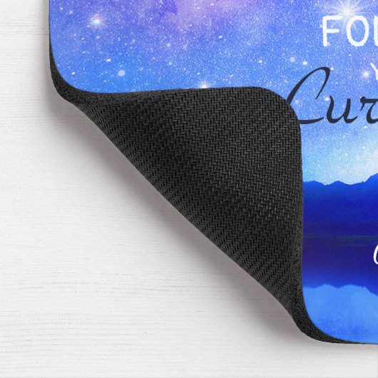 Zodiac Sign Gemini Dreamy Star Sky Zitat Mousepad (Ecke)