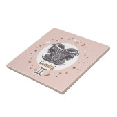 Zodiac Sign Gemini Fliese (Seite)