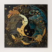 Zodiac Sign Gemini Puzzle, 20"x20" 676 Stk. Puzzle (Vertikal)