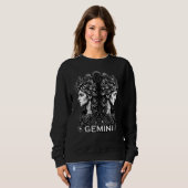 Zodiac Sign Gemini Twins Astrology Symbol Ancient  Sweatshirt (Vorne ganz)
