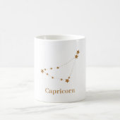 Zodiac Sign Gold Capricorn | Element Erde Kaffeetasse (Mittel)