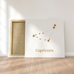 Zodiac Sign Gold Capricorn | Element Erde Leinwanddruck<br><div class="desc">Zodiac Sign Gold Capricorn | Element Erde</div>