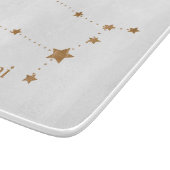 Zodiac Sign Gold Gemini | Element Air Schneidebrett (Ecke)