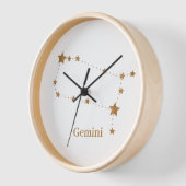 Zodiac Sign Gold Gemini | Element Air Uhr (Winkel)