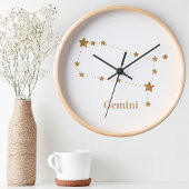 Zodiac Sign Gold Gemini | Element Air Uhr
